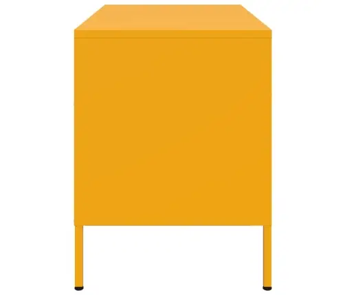 Tv Skapīši, 2 Gab., 68X39X50,5 Cm, Tērauds, Sinepju Dzelteni Vidaxl