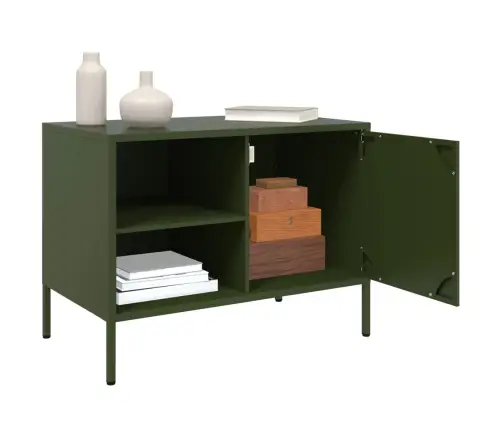 Telerikapid 2 Tk Oliiviroheline, 68 X 39 X 50,5 cm Teras