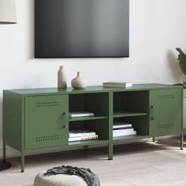 Tv Spintelės, 2Vnt., Alyvuogių, 68X39X50,5cm Plienas