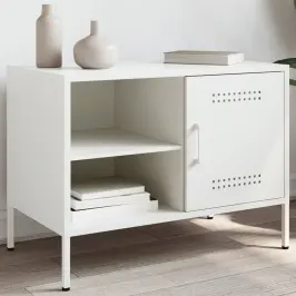 Tv Skapītis, Balts, 68X39X50,5 Cm, Tērauds Vidaxl