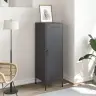 Augstais Skapītis, Antracītpelēks, 36X39X113 Cm, Tērauds Vidaxl