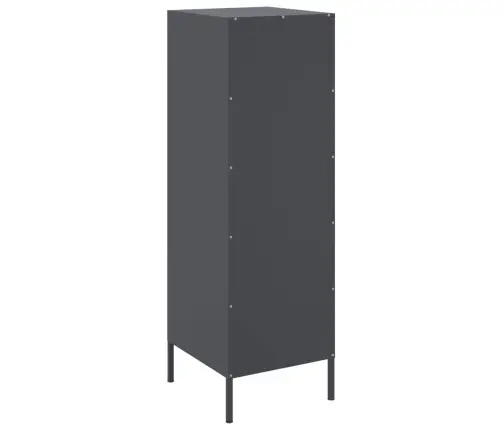 Augstais Skapītis, Antracītpelēks, 36X39X113 Cm, Tērauds Vidaxl