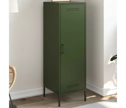 Augstais Skapītis, Olīvu Zaļš, 36X39X113 Cm, Tērauds Vidaxl Augstais Skapītis, Olīvu Zaļš, 36X39X113 Cm, Tērauds Vidaxl