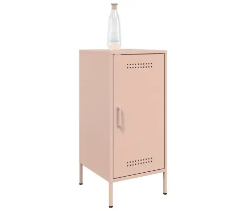 Kumodes, 2 Gab., Rozā, 36X39X79 Cm, Auksti Velmēts Tērauds Vidaxl