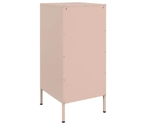 Kumodes, 2 Gab., Rozā, 36X39X79 Cm, Auksti Velmēts Tērauds Vidaxl