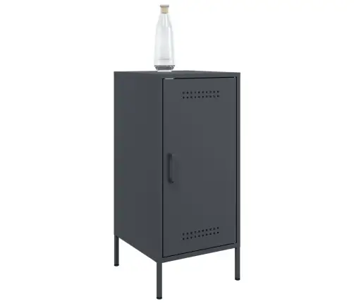 Šoninės Spintelės, 2Vnt., Antracito, 36X39X79cm Plienas