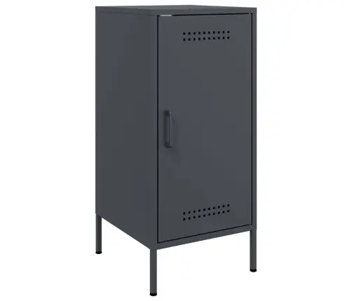 Šoninės Spintelės, 2Vnt., Antracito, 36X39X79cm Plienas