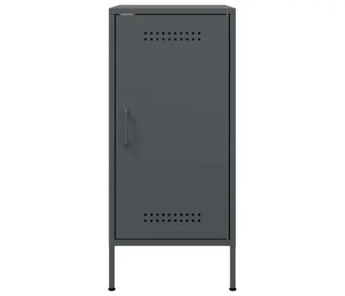 Šoninės Spintelės, 2Vnt., Antracito, 36X39X79cm Plienas