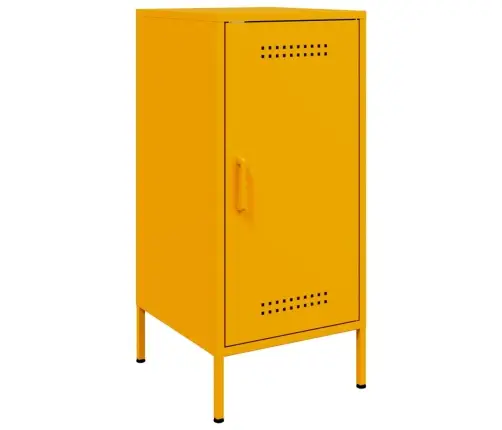 Šoninės Spintelės, 2Vnt., Garstyčių, 36X39X79cm Plienas