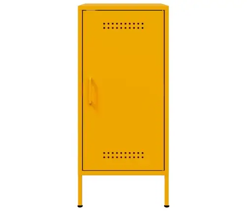 Šoninės Spintelės, 2Vnt., Garstyčių, 36X39X79cm Plienas