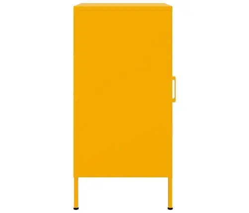 Šoninės Spintelės, 2Vnt., Garstyčių, 36X39X79cm Plienas