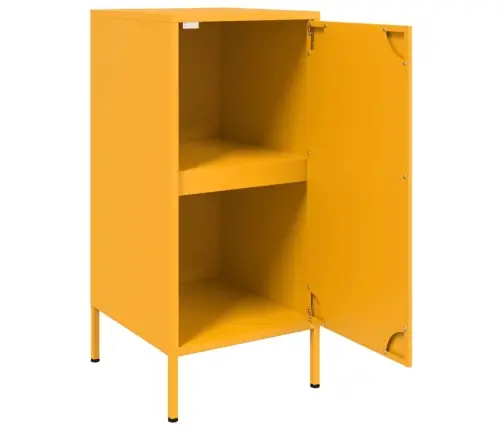 Šoninės Spintelės, 2Vnt., Garstyčių, 36X39X79cm Plienas