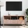 Tv Skapītis, 100,5X39X50,5 Cm, Tērauds, Rozā Vidaxl