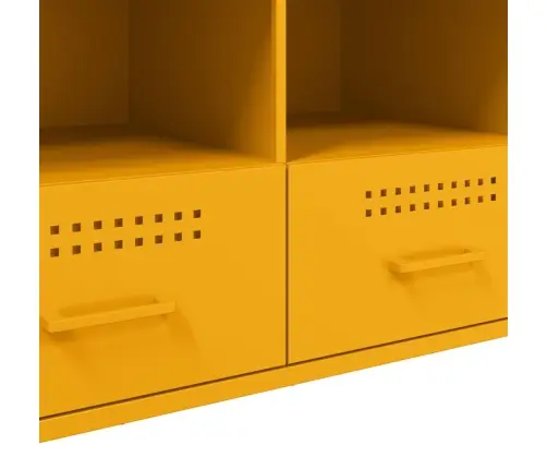 Televizoriaus Spintelė, Garstyčių, 100,5X39X50,5cm Plienas Televizoriaus Spintelė, Garstyčių, 100,5X39X50,5cm Plienas