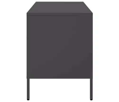Tv Skapītis, Melns, 68X39X50,5 Cm, Tērauds Vidaxl