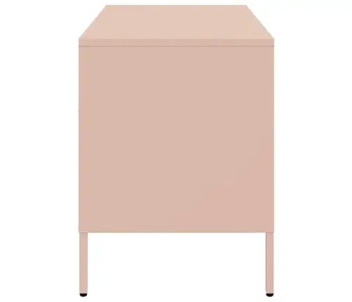 Tv Skapītis, Rozā, 68X39X50,5 Cm, Tērauds Vidaxl