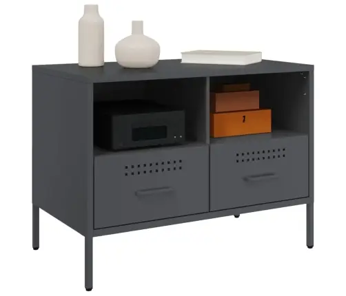 Tv Spintelės, 2Vnt., Antracito, 68X39X50,5cm Plienas