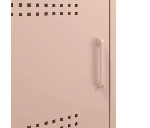 Naktinės Spintelės, 2Vnt., Rožinės Spalvos, 36X39X68cm Plienas