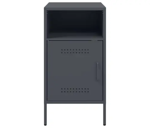 Naktinė Spintelė, Antracito Spalvos, 36X39X68cm Plienas
