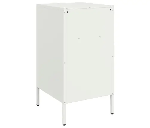 Naktinė Spintelė, Baltos Spalvos, 36X39X68cm Plienas
