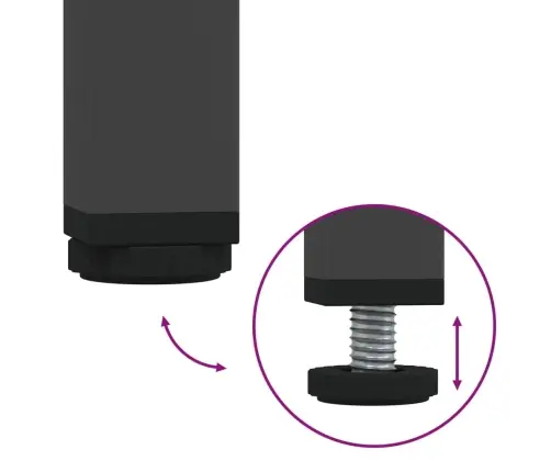 Naktsskapītis, Melns, 36X39X68 Cm, Tērauds Vidaxl