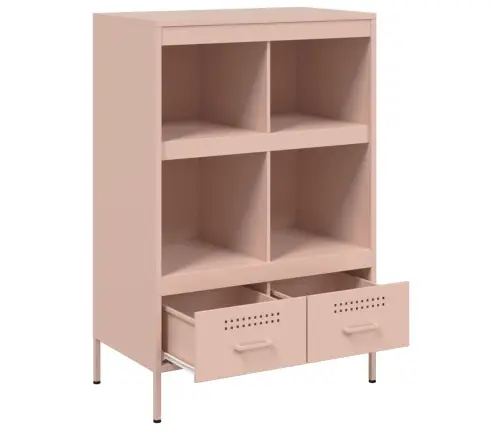 Augstais Skapītis, Rozā, 68X39X101,5 Cm, Tērauds Vidaxl Augstais Skapītis, Rozā, 68X39X101,5 Cm, Tērauds Vidaxl