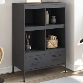 Augstais Skapītis Pelēks 68X39X101,5 Cm Tērauds Vidaxl