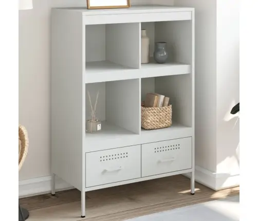 Kõrge Kapp, Valge, 68 X 39 X 101,5 cm Teras