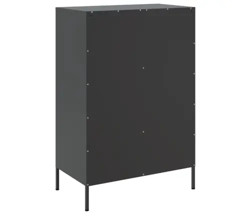 Kumode, Melna, 68X39X101,5 Cm, Tērauds Vidaxl Kumode, Melna, 68X39X101,5 Cm, Tērauds Vidaxl