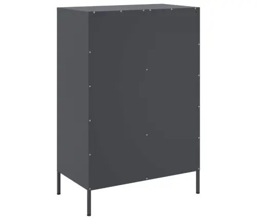 Augstais Skapītis Pelēks 68X39X101,5 Cm Tērauds Vidaxl