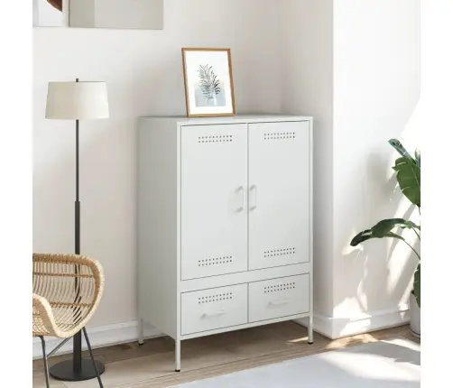 Komoda, Baltos Spalvos, 68X39X101,5cm Plienas Komoda, Baltos Spalvos, 68X39X101,5cm Plienas