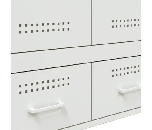 Komoda, Baltos Spalvos, 68X39X101,5cm Plienas Komoda, Baltos Spalvos, 68X39X101,5cm Plienas