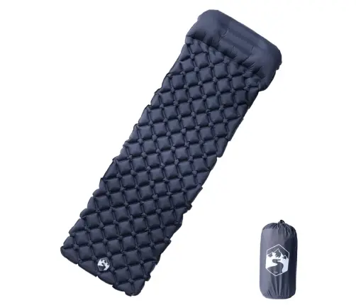 Täispumbatav Matkamadrats Padjaga, 1 Inimesele, Hall