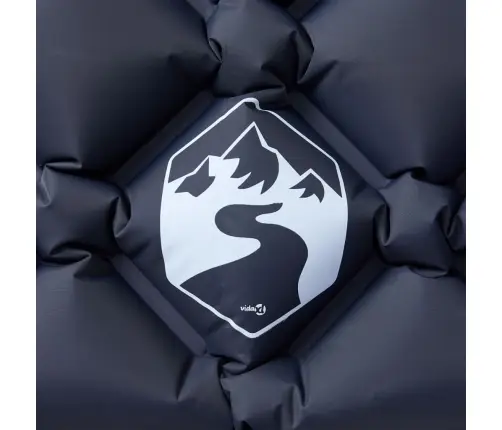 Täispumbatav Matkamadrats Padjaga, 1 Inimesele, Hall