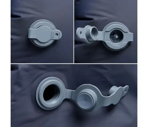 Täispumbatav Matkamadrats Padjaga, 1 Inimesele, Hall