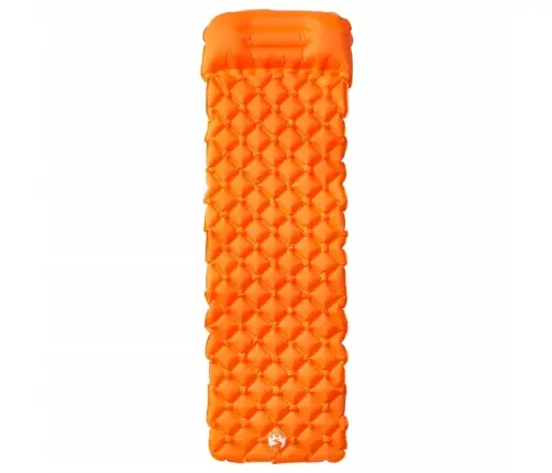 Täispumbatav Matkamadrats Padjaga, 1 Inimesele, Oranž