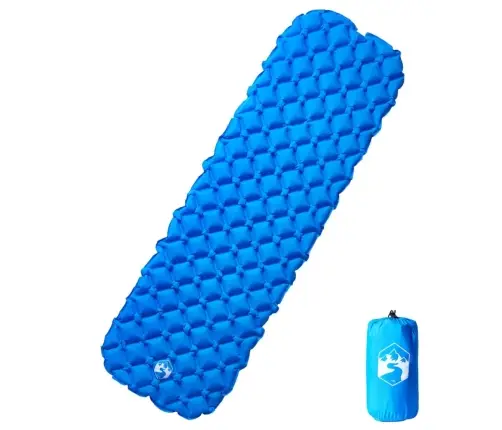Piepūšams Kempinga Matracis, Vienvietīgs, 190X58X6 Cm, Zils Vidaxl