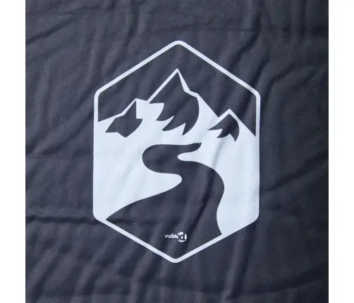 Pašpiepūšams Kempinga Matracis, Spilvens, Vienvietīgs, Pelēks Vidaxl