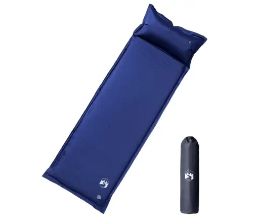 Isetäituv 1 Inimesele Matkamadrats Koos Patjadega, Tumesinine