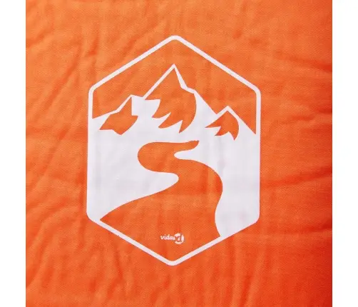 Pašpiepūšams Kempinga Matracis, Spilvens, Vienvietīgs, Oranžs Vidaxl