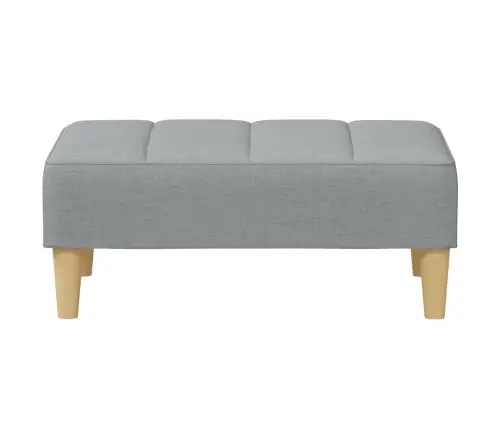 Dvivietė Sofa-Lova Su Pakoja, Šviesiai Pilkos Spalvos, Audinys