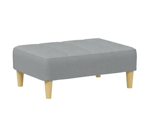 Dvivietė Sofa-Lova Su Pakoja, Šviesiai Pilkos Spalvos, Audinys