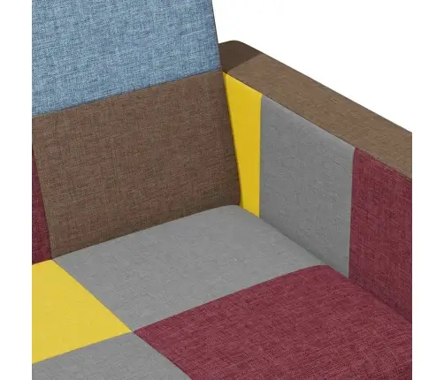 Dvivietė Sofa-Lova Su Pakoja, Skiautinis Audinys