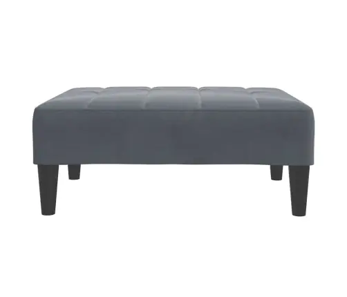 Dvivietė Sofa-Lova Su Pakoja, Tamsiai Pilkos Spalvos, Aksomas