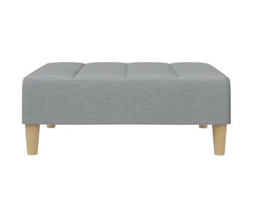 Dvivietė Sofa-Lova Su Pakoja, Šviesiai Pilkos Spalvos, Audinys