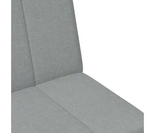 Dvivietė Sofa-Lova Su Pakoja, Šviesiai Pilkos Spalvos, Audinys