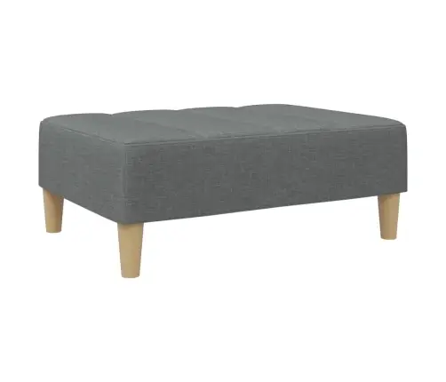 Dvivietė Sofa-Lova Su Pakoja, Tamsiai Pilkos Spalvos, Audinys