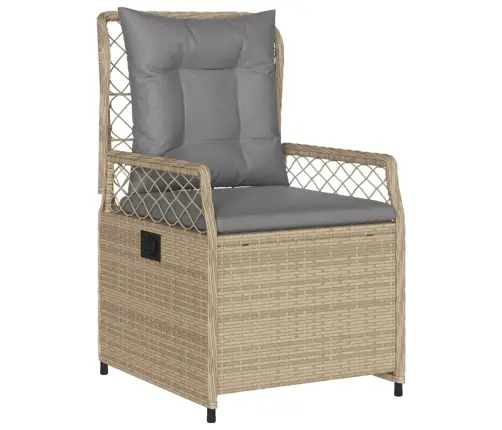 9-Daļīgs Virtuves Mēbeļu Komplekts Ar Matračiem, Pe Rotangpalma Vidaxl