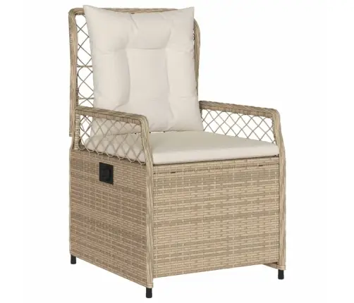 9-Daļīgs Virtuves Mēbeļu Komplekts Ar Matračiem, Pe Rotangpalma Vidaxl