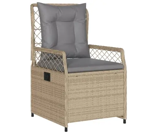 9-Daļīgs Virtuves Mēbeļu Komplekts Ar Matračiem, Pe Rotangpalma Vidaxl